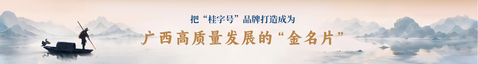 把“桂字号”品牌打造成为广西高质量发展的“金名片”